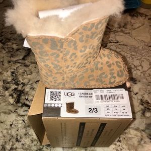 Baby Uggs leopard print Brand New